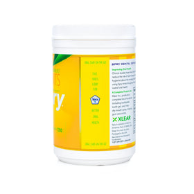 Spry Xylitol Lemon Burst Mints in travel tin for on-the-go freshness.