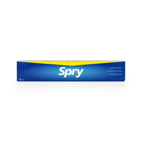 Desk scene with Spry gum ready for on-the-go breath refreshment.