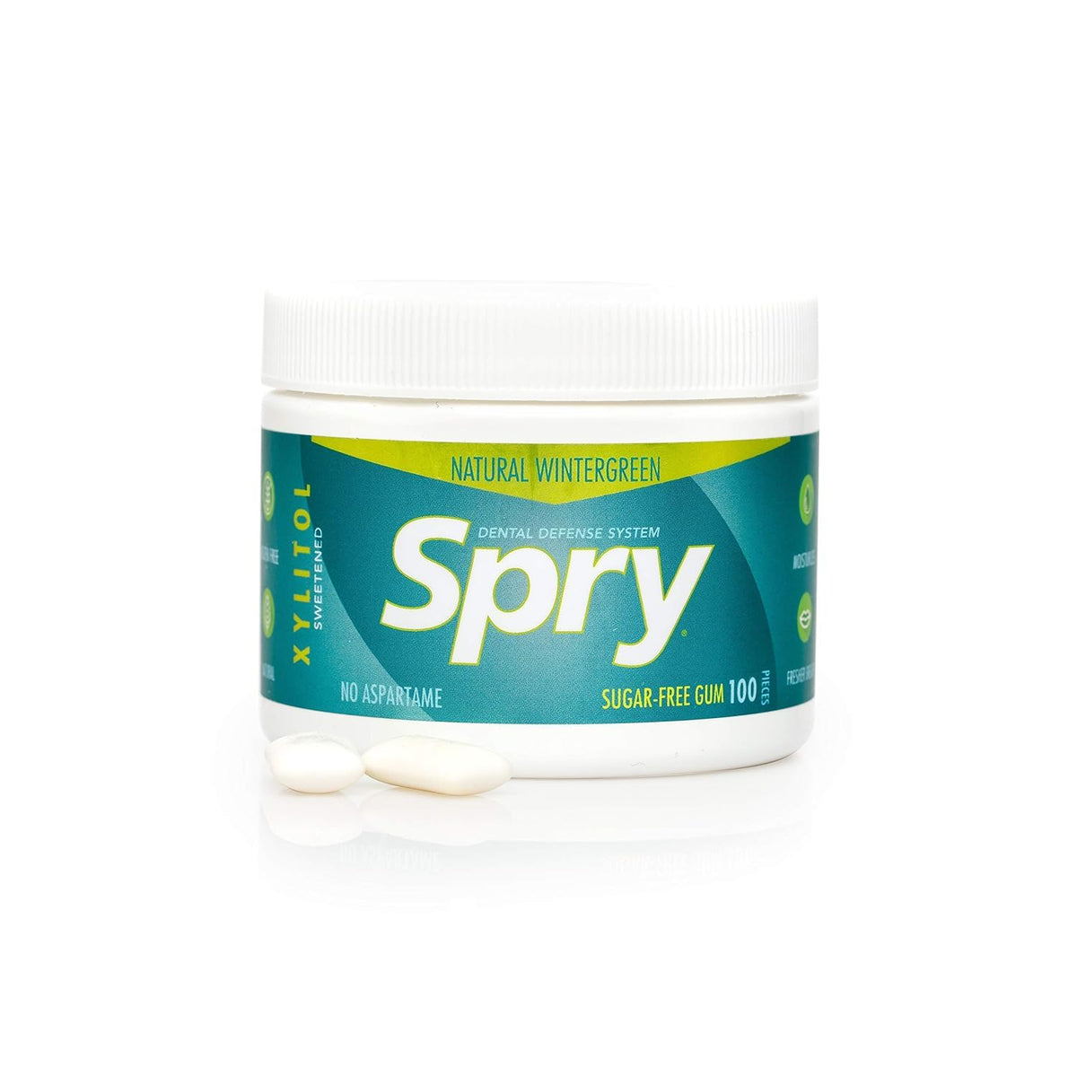 Spry xylitol ingredient highlight emphasizing natural sweetener use