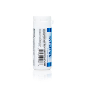Spry Xylitol Peppermint ingredients banner highlights natural flavor