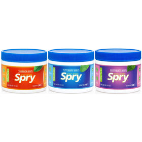 Spry Xylitol Variety Mints pack-3 for portable sugar-free refreshment.