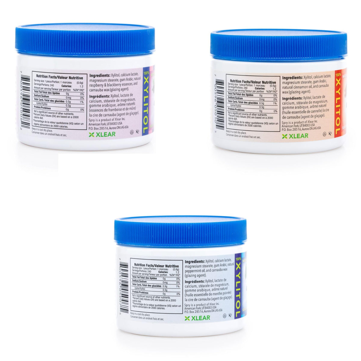Spry Xylitol Variety Mints packaging front showcasing flavor variety.