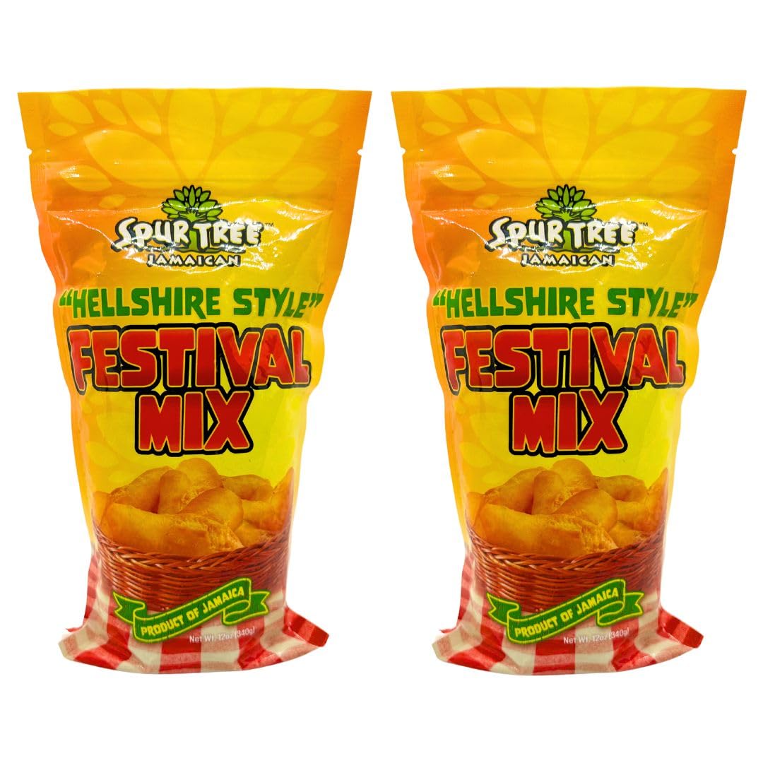 Spur Tree Jamaican Hellshire Mix bottle front shows bold seasoning for crispy fried foods.