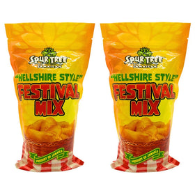 Spur Tree Jamaican Hellshire Mix bottle front shows bold seasoning for crispy fried foods.