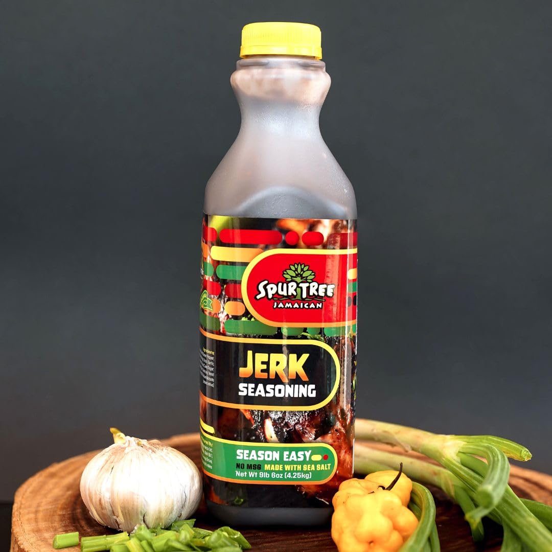 Pork roast with Spur Tree Jerk Seasoning for savory Caribbean kick.