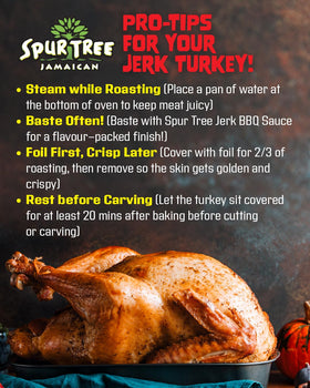 Spur Tree seasoning showcases fresh scallion, onion and garlic delivering bold Caribbean aroma.