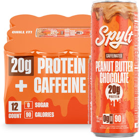 Spylt bottle pour with caffeine-infused protein for an energy boost