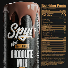 Spylt High Protein Max post-workout bottle beside towel and sneakers