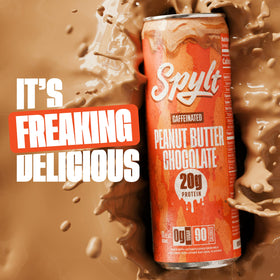 Spylt ready-to-drink chocolate peanut butter milk, creamy post-workout refreshment