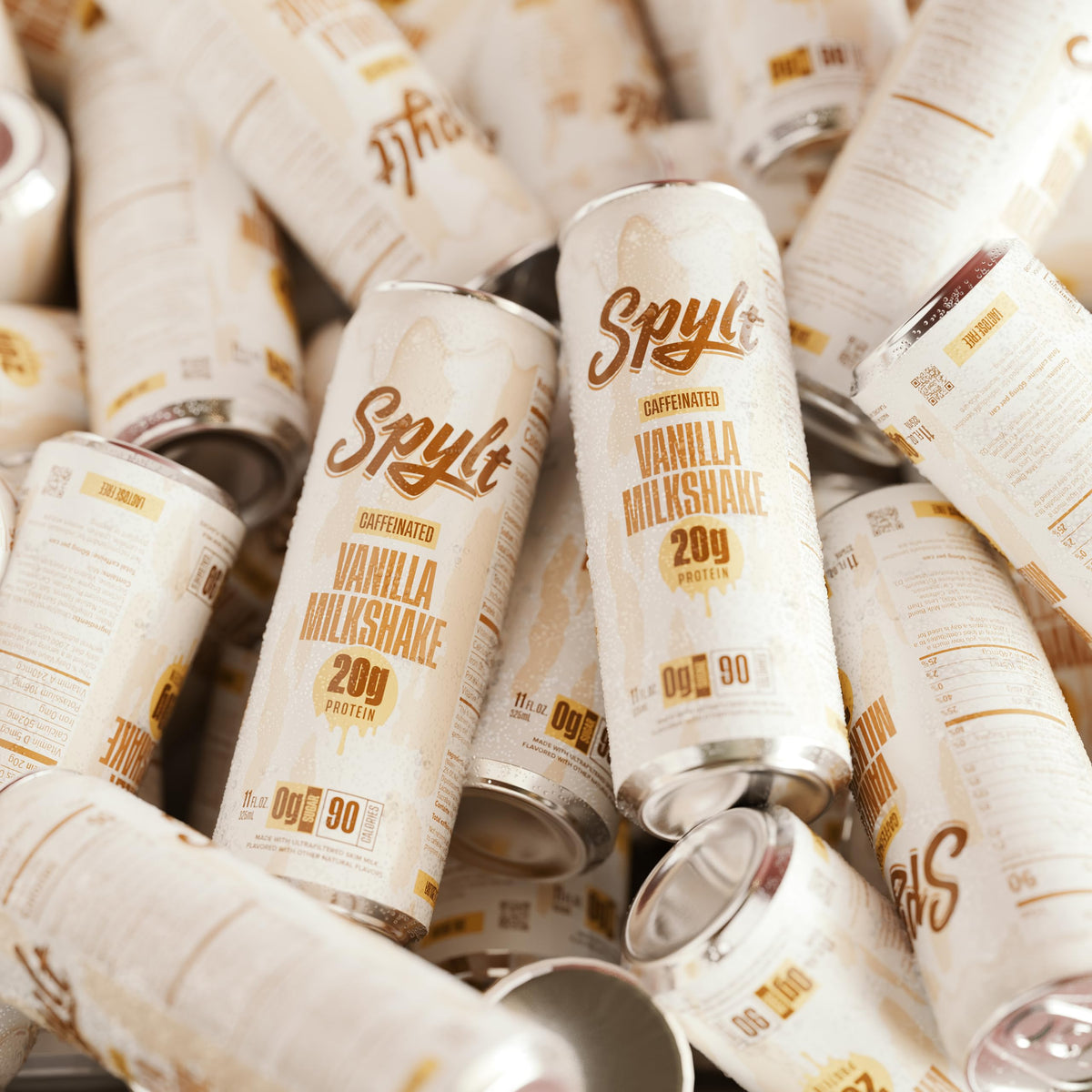 Keto-friendly Spylt vanilla milkshake suitable for low-carb plans