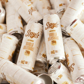 Keto-friendly Spylt vanilla milkshake suitable for low-carb plans