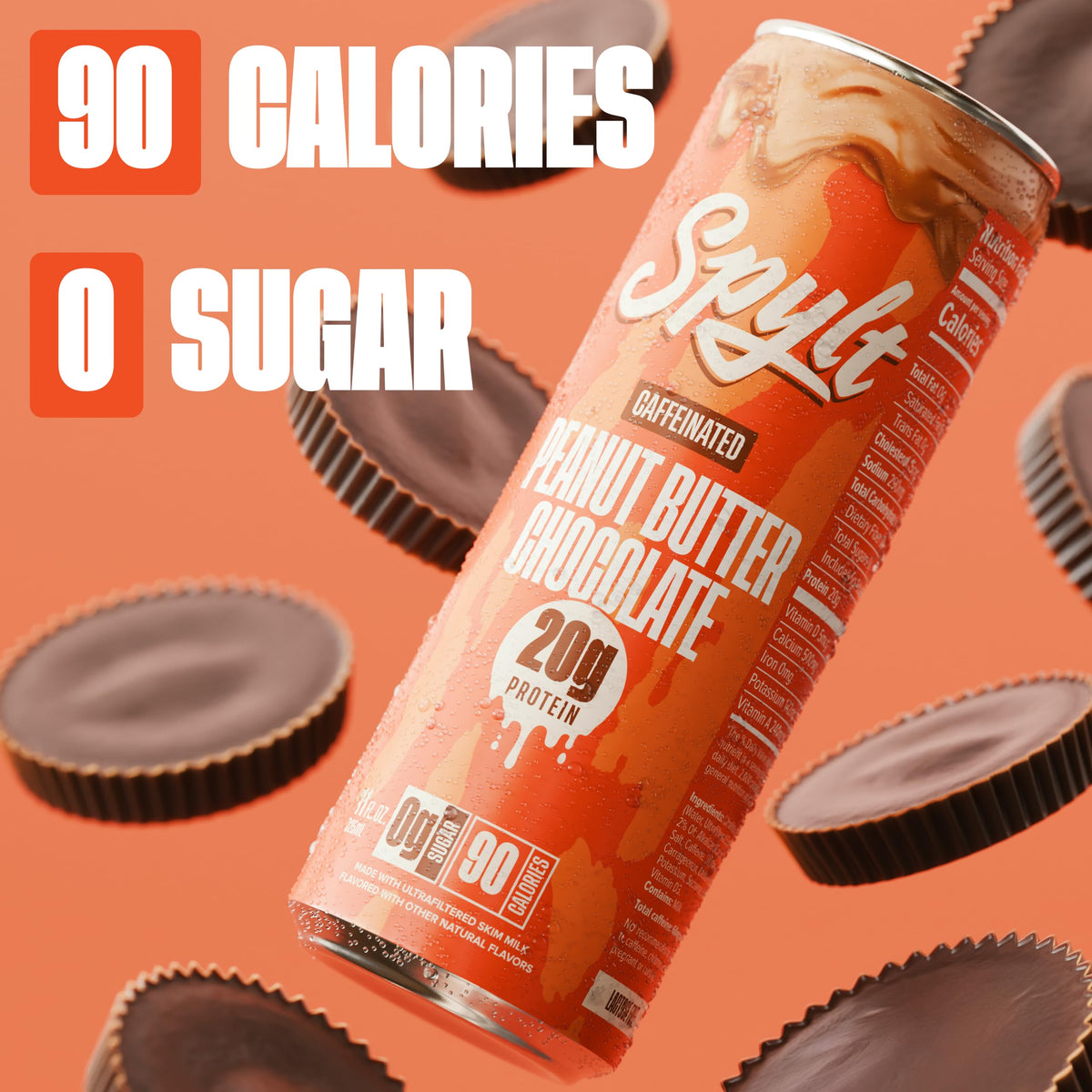 Spylt zero sugar lactose-free formula with smooth flavor