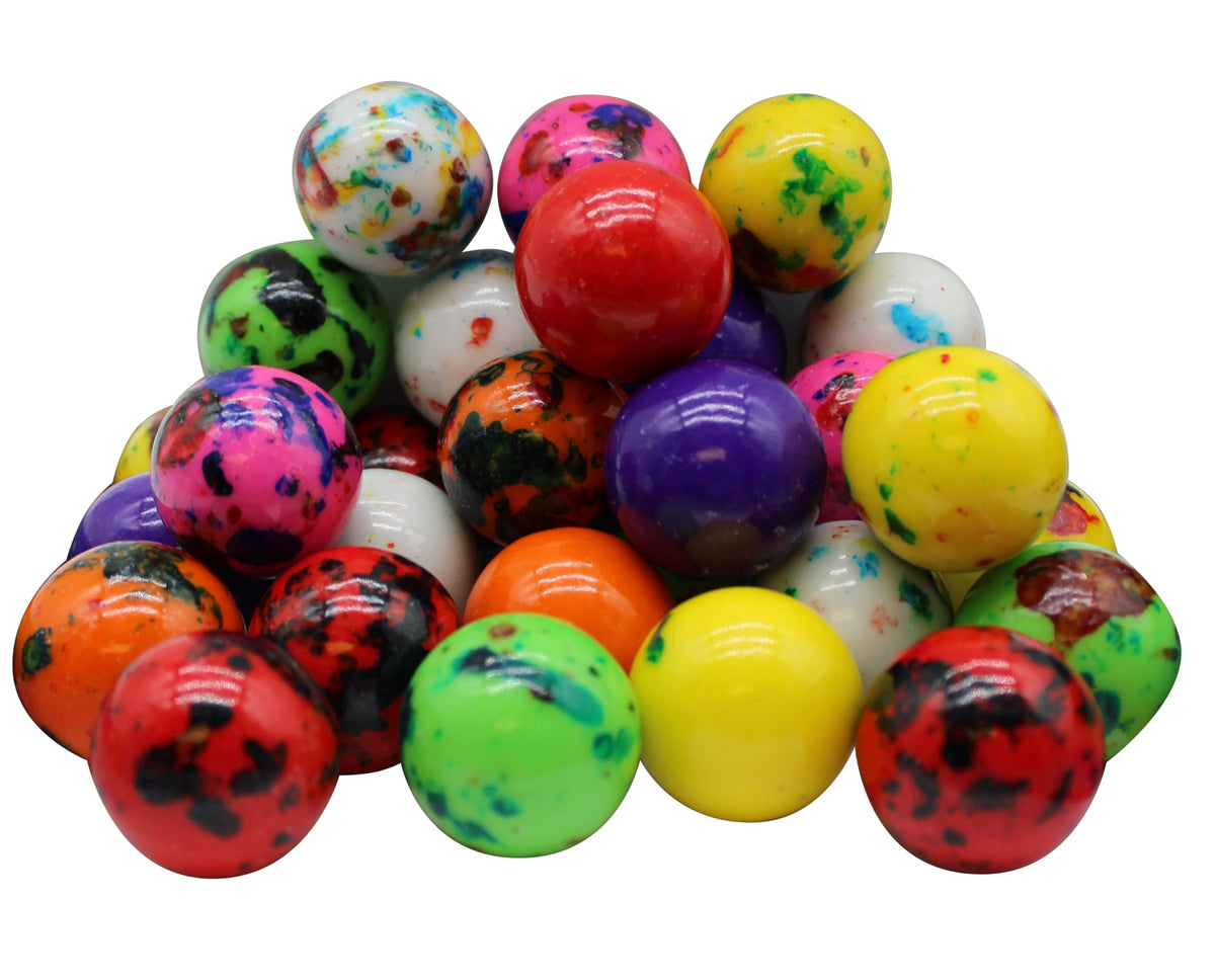 Squireboone Jawbreakers with a rock-hard shell in rainbow colors for party displays.