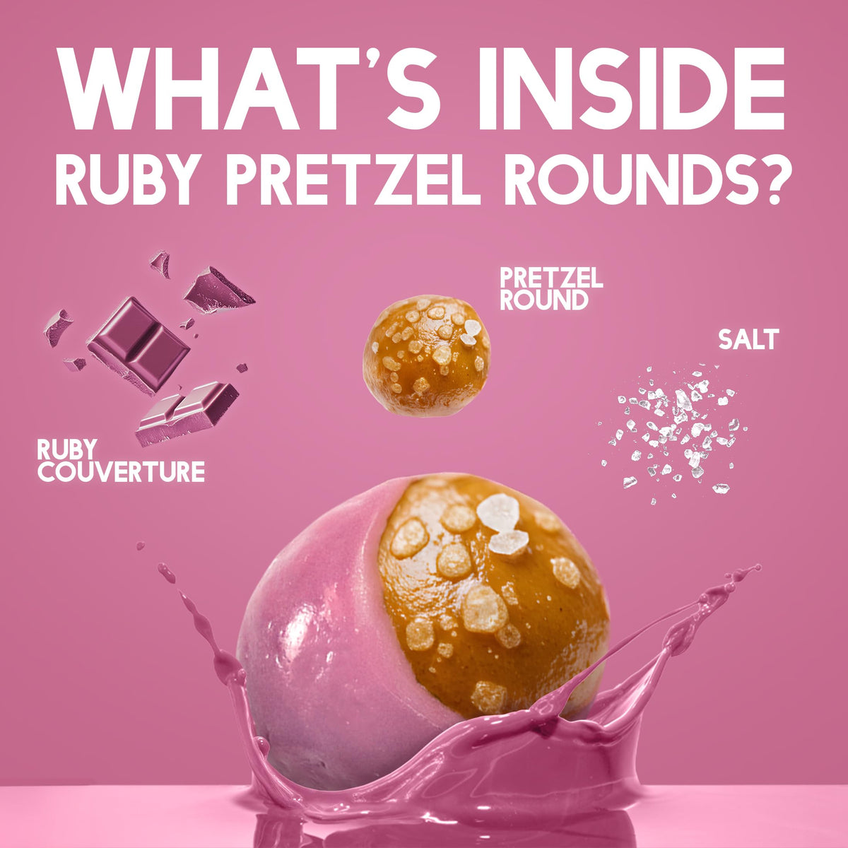 Golden pretzel rounds on a plate show a sweet and salty balance.