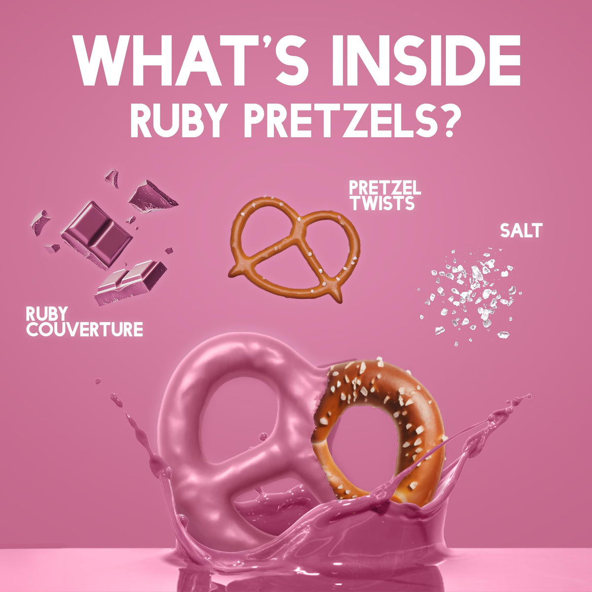 Squirrel Brand Ruby Cacao Pretzel Twists holiday gift jar showcases festive snack appeal.