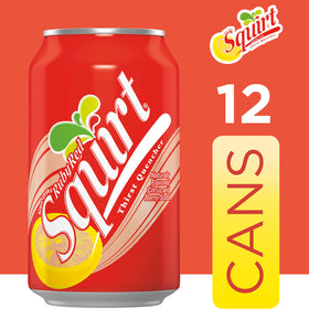 Squirt Ruby Red glass pour captures fizz and vibrant grapefruit aroma