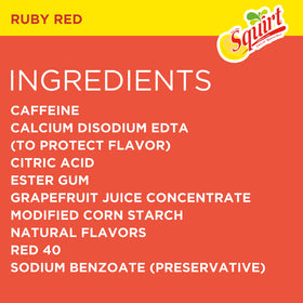 Squirt Ruby Red tequila Paloma setup suggests bright cocktail idea