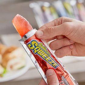 Sqwincher Sqweeze on the go hydration with a 3 oz serving