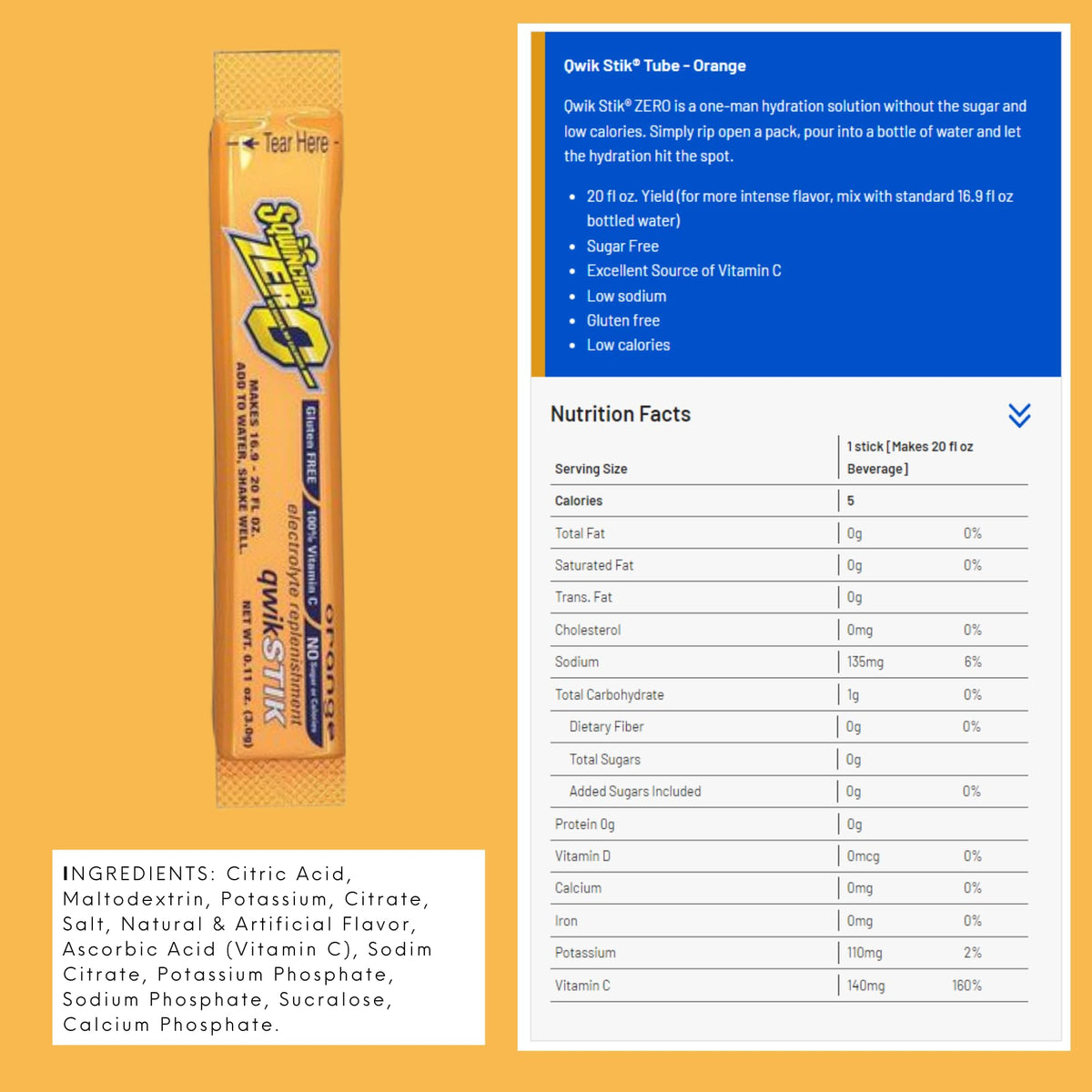 Athletic training scene with Sqwincher ZERO Qwik Stik.