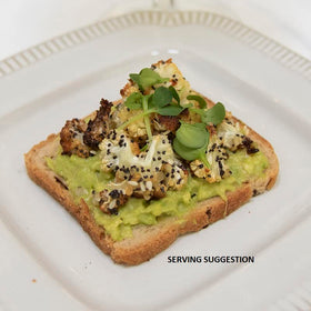 S. Rosen's rye bread with caraway on appetizer board, perfect for charcuterie and small bites.