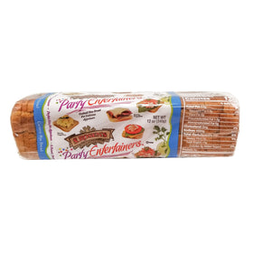 S. Rosen's Rye Bread Caraway, sliced close-up crust, delivers toasting aroma for toast or appetizers.