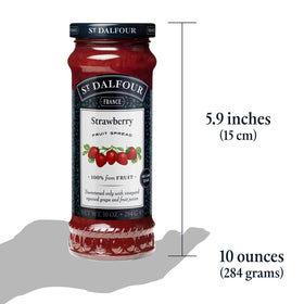 St. Dalfour Strawberry Fruit Spread six-pack — convenient packaging for families.