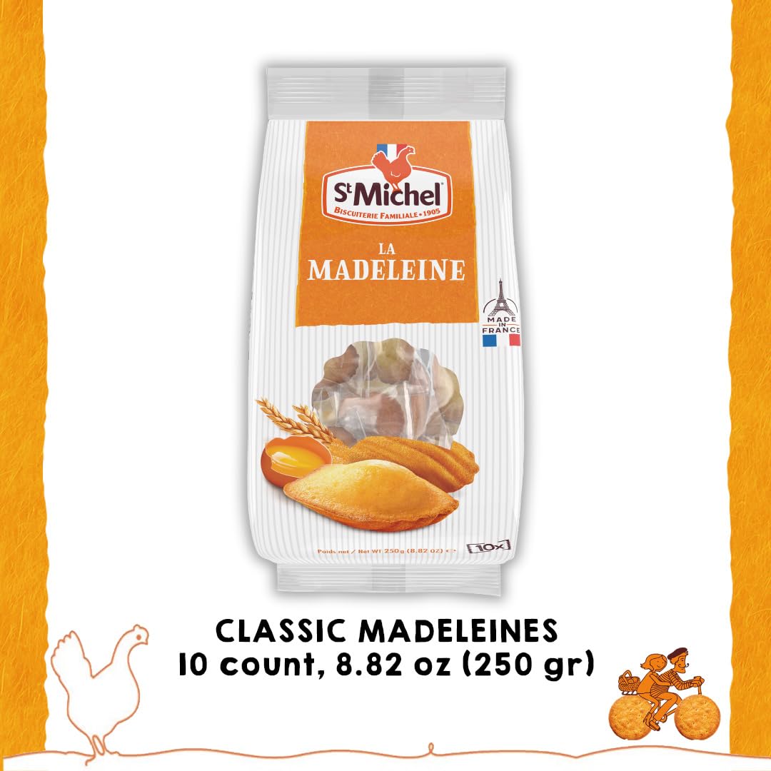 St Michel madeleines use French ingredients and traditional method to inspire daily treats.