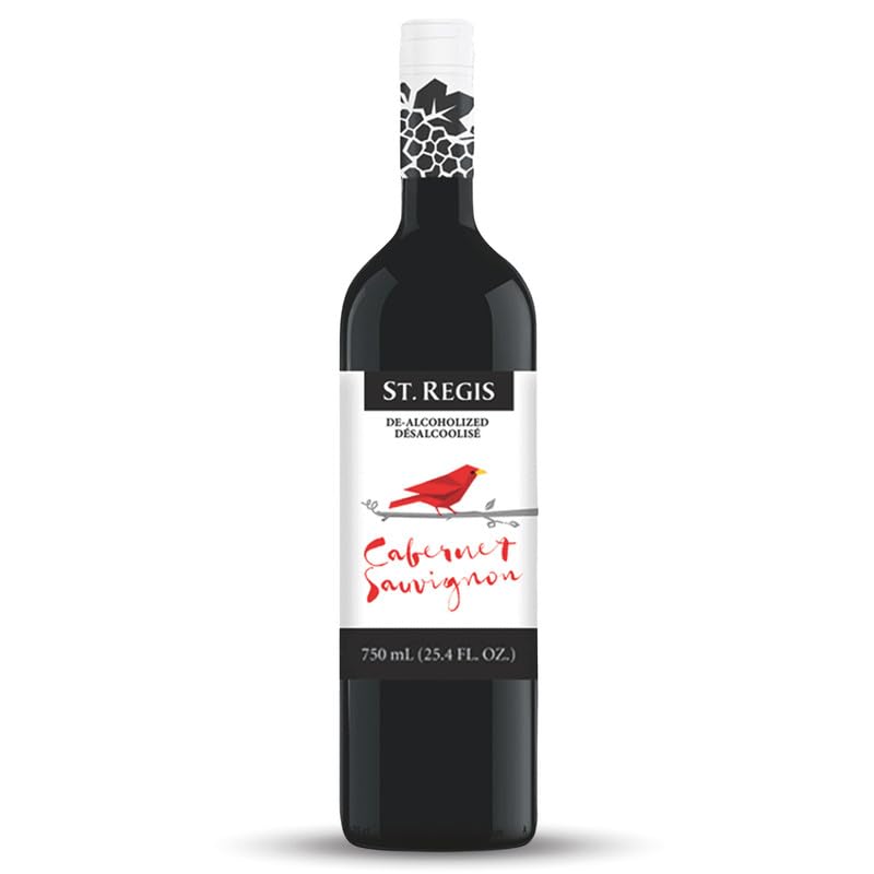 ST. REGIS Cabernet Sauvignon bottle side view showing elegant label and size