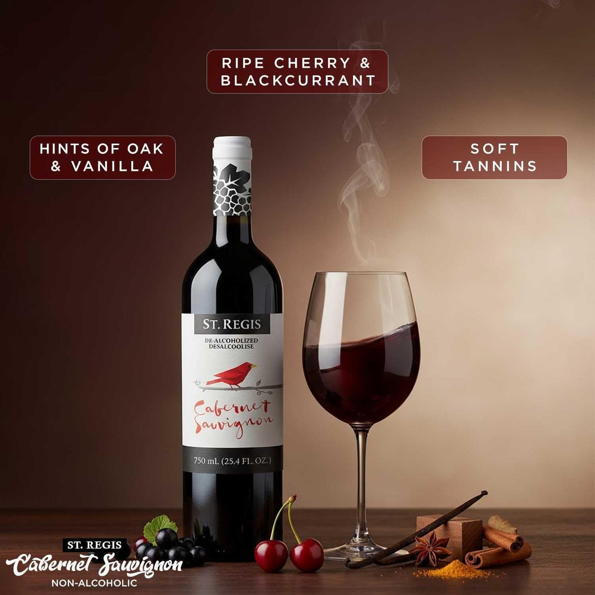 ST. REGIS Cabernet Sauvignon pack 2 showcases convenient, shareable indulgence.