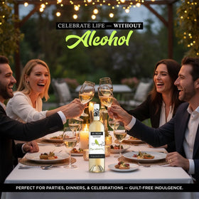 Six-pack box of ST. REGIS Non-Alcoholic Chardonnay for gatherings