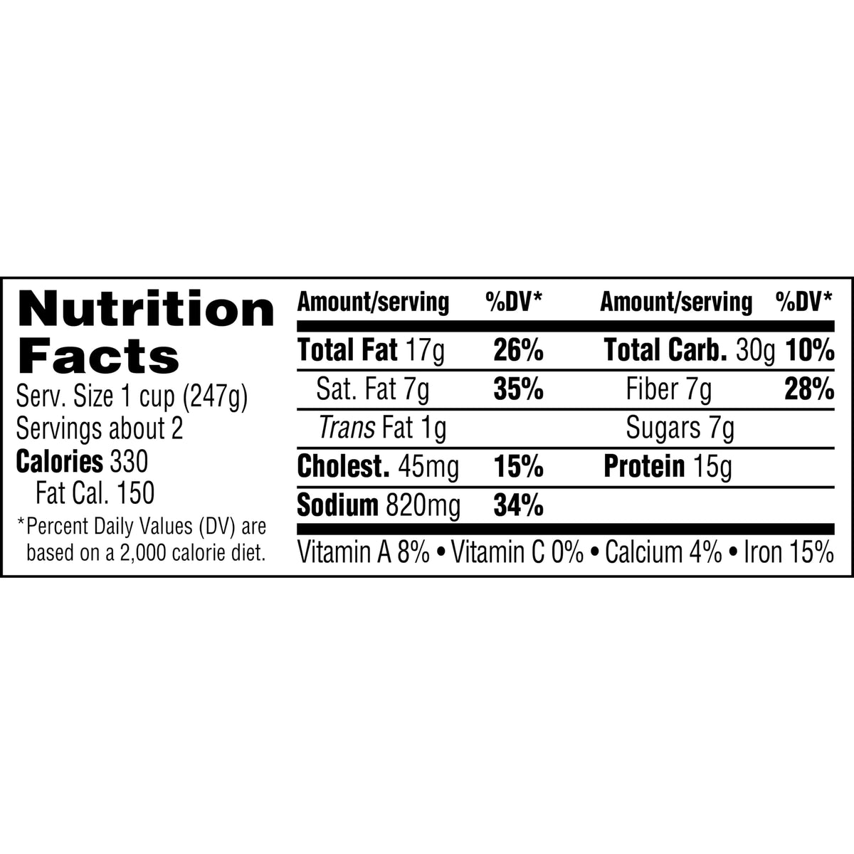 STAGG Chipotle Beef Chili with Beans can shows convenient 12 pack for quick meals