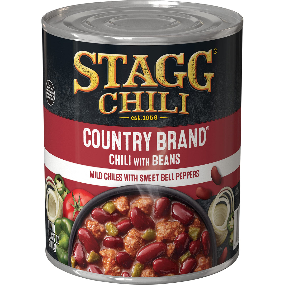 STAGG Country Chili open can ready for quick meals on busy days