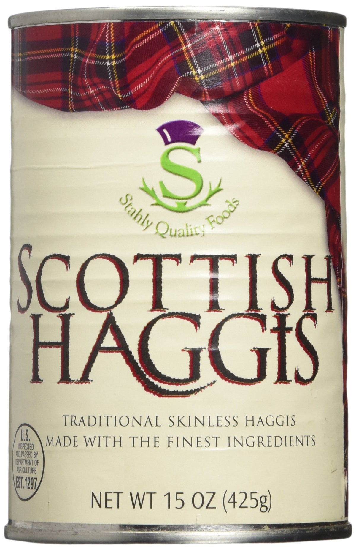 Stahly traditional Scottish haggis 15oz pack-2, ready to heat and serve.