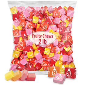 Starbrst Candy bulk 2lb bag with individually wrapped pieces for easy sharing.