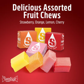Individually wrapped Starbrst candies stay fresh for gatherings.