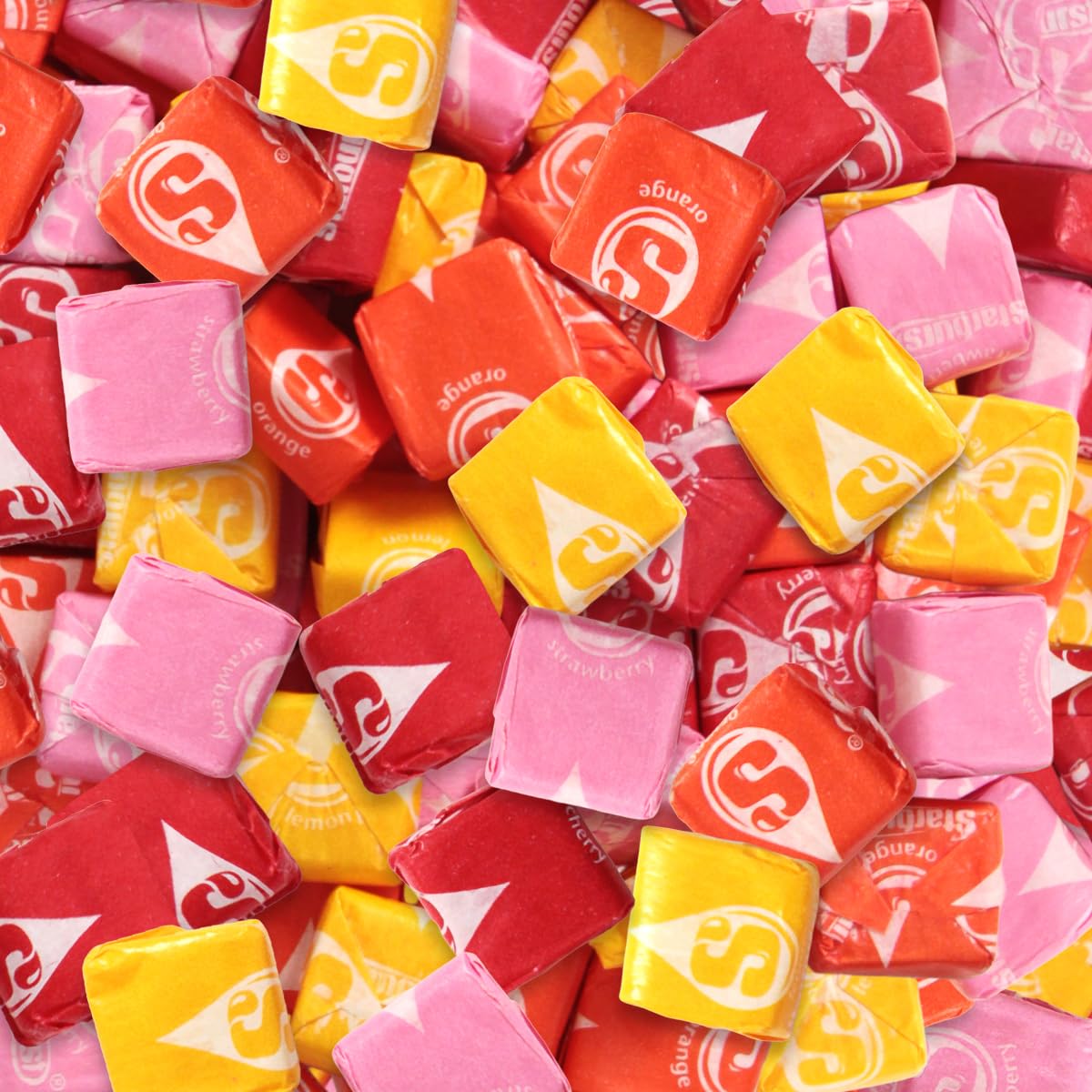 Bulk Starbrst candies are ideal for movie nights and parties.