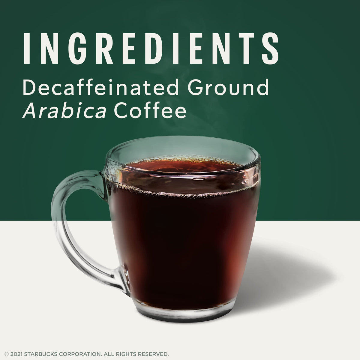 Starbucks Arabica beans close-up suggesting a balanced, flavorful cup