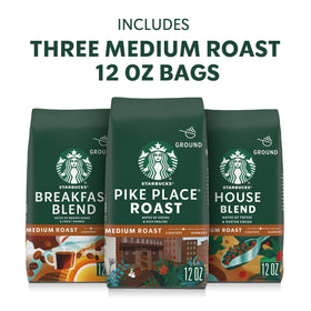 Starbucks Breakfast Blend aroma rising from a steaming cup.