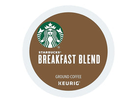 Starbucks Breakfast Blend K-Cup pod in a multi-pack for quick mornings