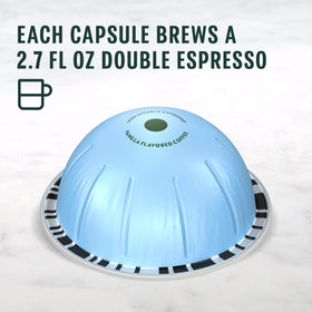 Aluminum capsule recycling symbol highlights eco-friendly option.