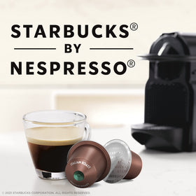 Starbucks by Nespresso Italian Roast capsules closeup showing premium beans