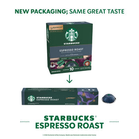 Starbucks Vertuo variety pack box showing Blonde and Espresso Roast.