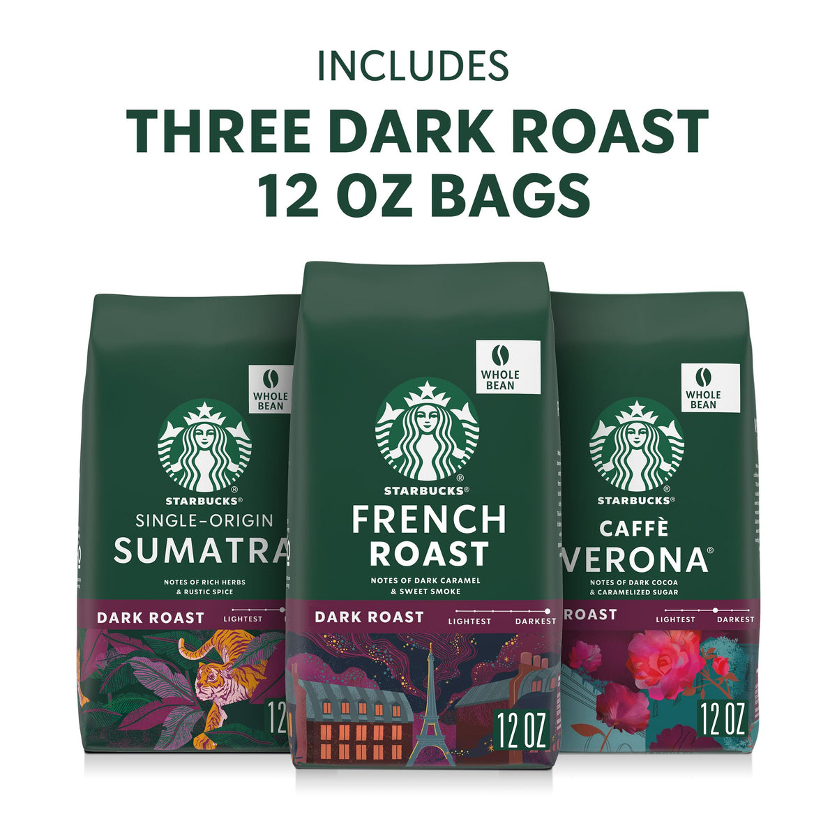 Starbucks Caffè Verona beans ideal for a rich, caramel-sweet cup.