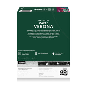 Starbucks Caffè Verona logo on glossy packaging.