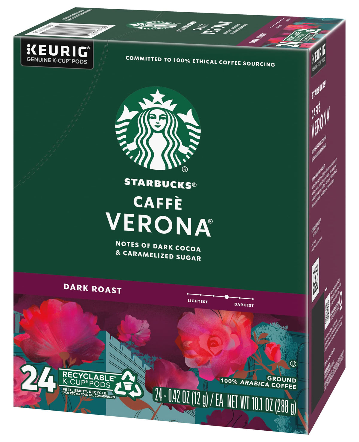 Brewed cup being poured reveals a bold, smooth finish