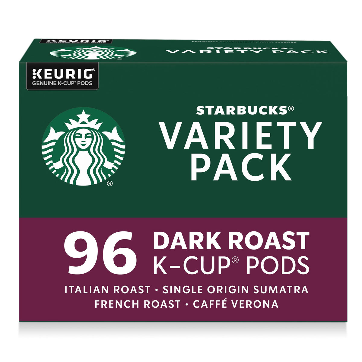 Starbucks Caffè Verona K-Cup pod for rich chocolate notes at home