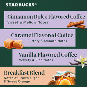 Starbucks Caffè Verona pod delivers rich, velvety notes of dark cocoa.