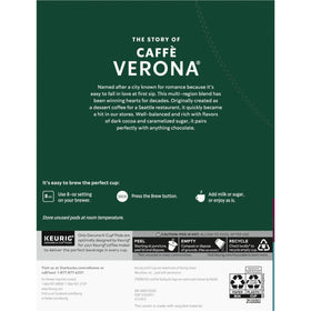 Rich multi-region blend in Starbucks Caffè Verona for dessert-like sips.