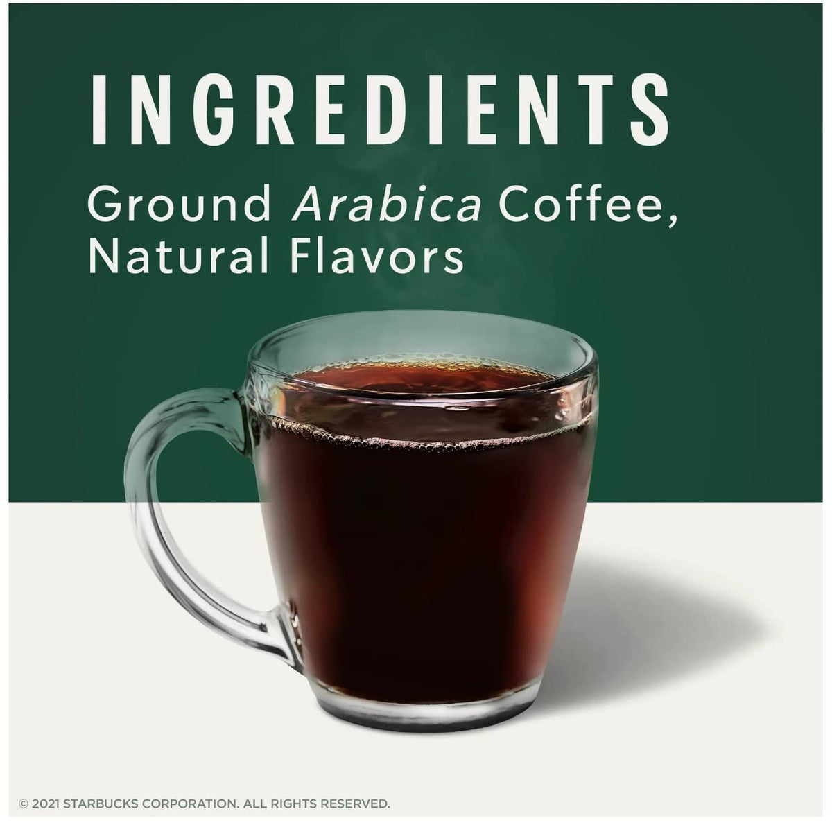 Starbucks Caramel Flavored Coffee K-Cup 44ct packaging closeup highlighting premium medium roast notes.