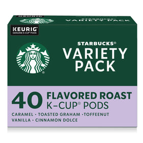 Starbucks caramel-flavored coffee pod for smooth, buttery notes at home.